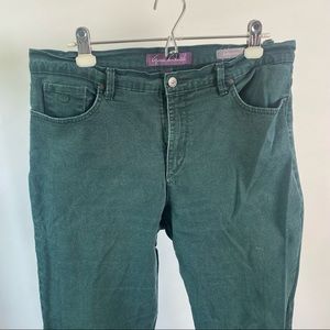Green jeans